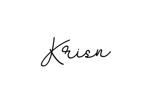Also we have Krisn name is the best signature style. Create professional handwritten signature collection using BallpointsItalic-DORy9 autograph style. Krisn signature style 11 images and pictures png