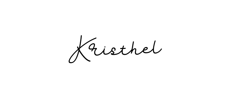 Kristhel stylish signature style. Best Handwritten Sign (BallpointsItalic-DORy9) for my name. Handwritten Signature Collection Ideas for my name Kristhel. Kristhel signature style 11 images and pictures png