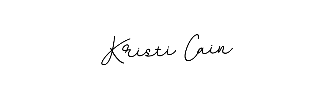 How to make Kristi Cain name signature. Use BallpointsItalic-DORy9 style for creating short signs online. This is the latest handwritten sign. Kristi Cain signature style 11 images and pictures png