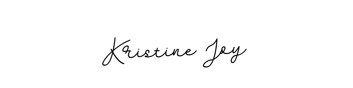 Use a signature maker to create a handwritten signature online. With this signature software, you can design (BallpointsItalic-DORy9) your own signature for name Kristine Joy. Kristine Joy signature style 11 images and pictures png