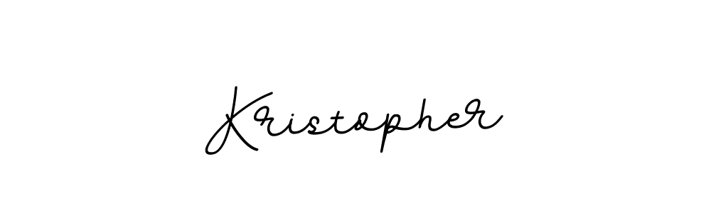 Use a signature maker to create a handwritten signature online. With this signature software, you can design (BallpointsItalic-DORy9) your own signature for name Kristopher. Kristopher signature style 11 images and pictures png