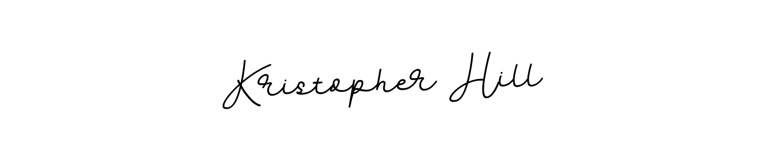 Make a beautiful signature design for name Kristopher Hill. With this signature (BallpointsItalic-DORy9) style, you can create a handwritten signature for free. Kristopher Hill signature style 11 images and pictures png