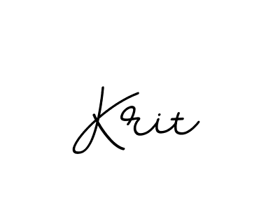 Design your own signature with our free online signature maker. With this signature software, you can create a handwritten (BallpointsItalic-DORy9) signature for name Krit. Krit signature style 11 images and pictures png