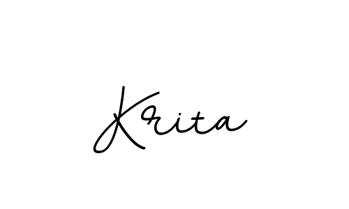 Design your own signature with our free online signature maker. With this signature software, you can create a handwritten (BallpointsItalic-DORy9) signature for name Krita. Krita signature style 11 images and pictures png