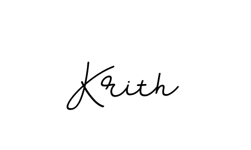 Design your own signature with our free online signature maker. With this signature software, you can create a handwritten (BallpointsItalic-DORy9) signature for name Krith. Krith signature style 11 images and pictures png