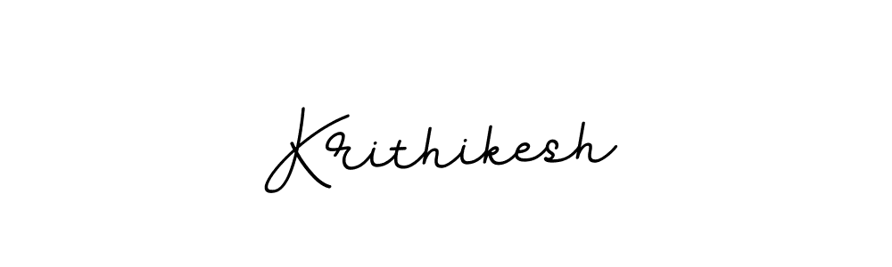 Use a signature maker to create a handwritten signature online. With this signature software, you can design (BallpointsItalic-DORy9) your own signature for name Krithikesh. Krithikesh signature style 11 images and pictures png