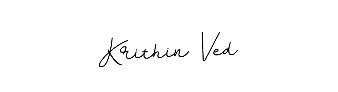 Here are the top 10 professional signature styles for the name Krithin Ved. These are the best autograph styles you can use for your name. Krithin Ved signature style 11 images and pictures png
