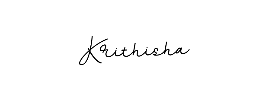 Design your own signature with our free online signature maker. With this signature software, you can create a handwritten (BallpointsItalic-DORy9) signature for name Krithisha. Krithisha signature style 11 images and pictures png