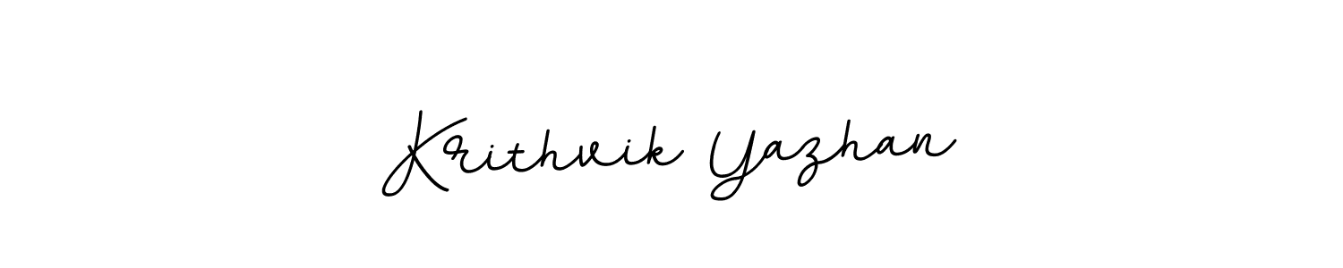 BallpointsItalic-DORy9 is a professional signature style that is perfect for those who want to add a touch of class to their signature. It is also a great choice for those who want to make their signature more unique. Get Krithvik Yazhan name to fancy signature for free. Krithvik Yazhan signature style 11 images and pictures png