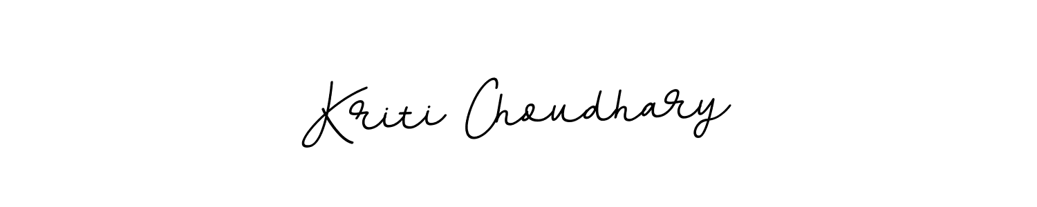 How to make Kriti Choudhary name signature. Use BallpointsItalic-DORy9 style for creating short signs online. This is the latest handwritten sign. Kriti Choudhary signature style 11 images and pictures png