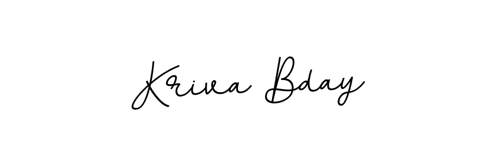 How to make Kriva Bday signature? BallpointsItalic-DORy9 is a professional autograph style. Create handwritten signature for Kriva Bday name. Kriva Bday signature style 11 images and pictures png