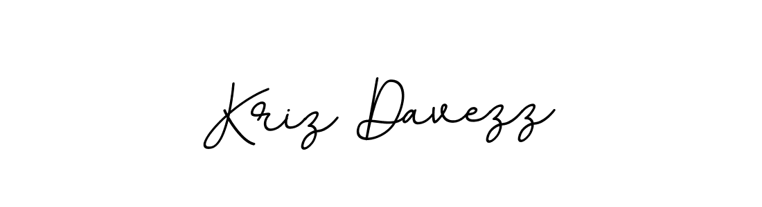 Use a signature maker to create a handwritten signature online. With this signature software, you can design (BallpointsItalic-DORy9) your own signature for name Kriz Davezz. Kriz Davezz signature style 11 images and pictures png