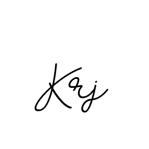 Also You can easily find your signature by using the search form. We will create Krj name handwritten signature images for you free of cost using BallpointsItalic-DORy9 sign style. Krj signature style 11 images and pictures png