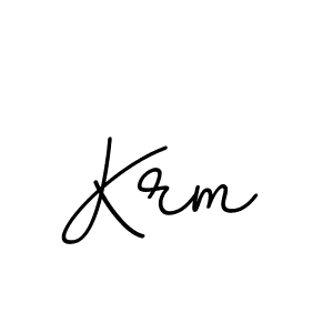 Also we have Krm name is the best signature style. Create professional handwritten signature collection using BallpointsItalic-DORy9 autograph style. Krm signature style 11 images and pictures png