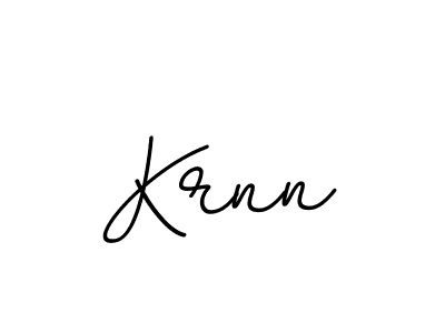 The best way (BallpointsItalic-DORy9) to make a short signature is to pick only two or three words in your name. The name Krnn include a total of six letters. For converting this name. Krnn signature style 11 images and pictures png