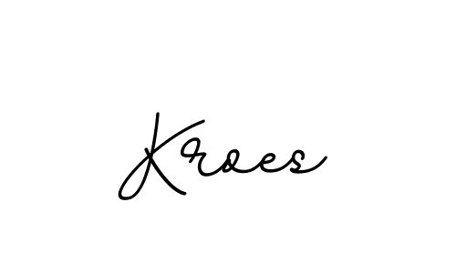 How to make Kroes signature? BallpointsItalic-DORy9 is a professional autograph style. Create handwritten signature for Kroes name. Kroes signature style 11 images and pictures png
