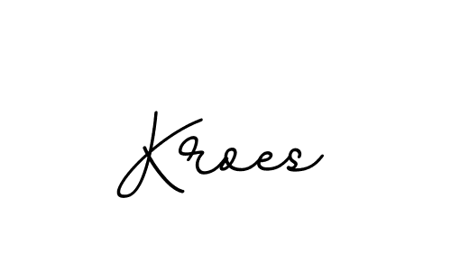 Use a signature maker to create a handwritten signature online. With this signature software, you can design (BallpointsItalic-DORy9) your own signature for name Kroes. Kroes signature style 11 images and pictures png