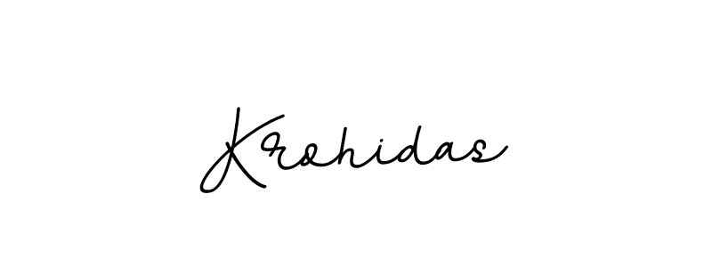 Krohidas stylish signature style. Best Handwritten Sign (BallpointsItalic-DORy9) for my name. Handwritten Signature Collection Ideas for my name Krohidas. Krohidas signature style 11 images and pictures png