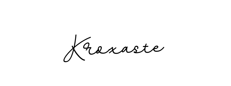 How to make Kroxaste signature? BallpointsItalic-DORy9 is a professional autograph style. Create handwritten signature for Kroxaste name. Kroxaste signature style 11 images and pictures png