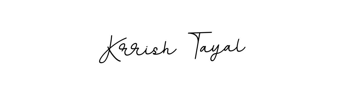 It looks lik you need a new signature style for name Krrish Tayal. Design unique handwritten (BallpointsItalic-DORy9) signature with our free signature maker in just a few clicks. Krrish Tayal signature style 11 images and pictures png