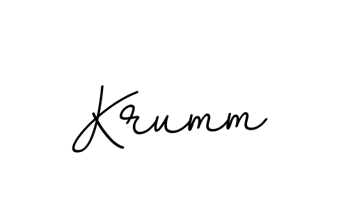 How to make Krumm name signature. Use BallpointsItalic-DORy9 style for creating short signs online. This is the latest handwritten sign. Krumm signature style 11 images and pictures png