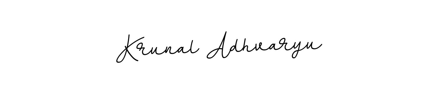 Similarly BallpointsItalic-DORy9 is the best handwritten signature design. Signature creator online .You can use it as an online autograph creator for name Krunal Adhvaryu. Krunal Adhvaryu signature style 11 images and pictures png