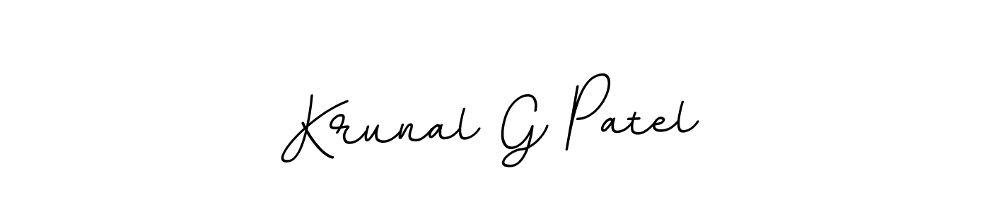 How to Draw Krunal G Patel signature style? BallpointsItalic-DORy9 is a latest design signature styles for name Krunal G Patel. Krunal G Patel signature style 11 images and pictures png