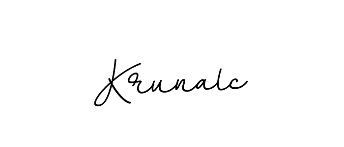 Krunalc stylish signature style. Best Handwritten Sign (BallpointsItalic-DORy9) for my name. Handwritten Signature Collection Ideas for my name Krunalc. Krunalc signature style 11 images and pictures png