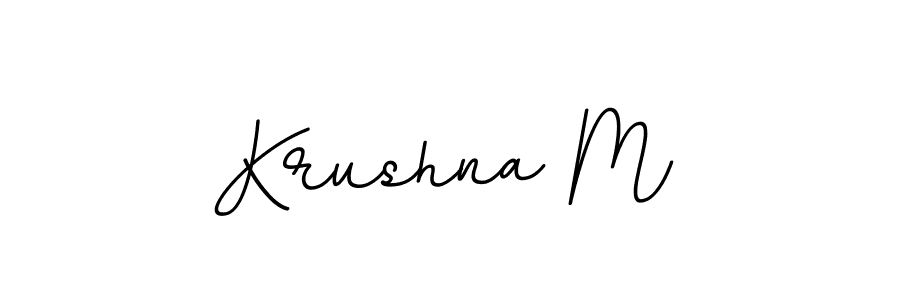 Similarly BallpointsItalic-DORy9 is the best handwritten signature design. Signature creator online .You can use it as an online autograph creator for name Krushna M. Krushna M signature style 11 images and pictures png