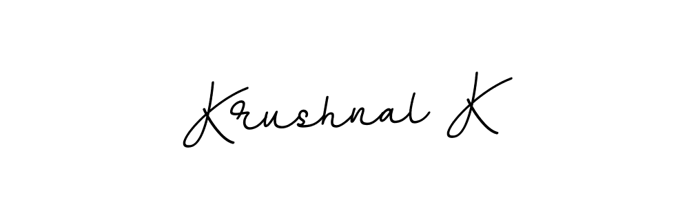 BallpointsItalic-DORy9 is a professional signature style that is perfect for those who want to add a touch of class to their signature. It is also a great choice for those who want to make their signature more unique. Get Krushnal K name to fancy signature for free. Krushnal K signature style 11 images and pictures png