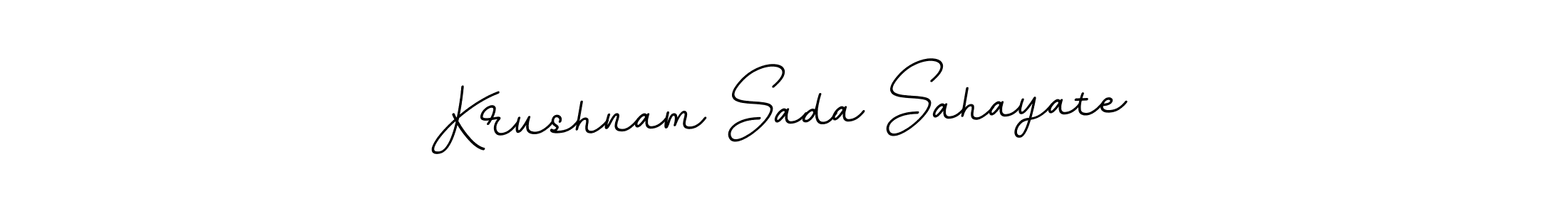 Best and Professional Signature Style for Krushnam Sada Sahayate. BallpointsItalic-DORy9 Best Signature Style Collection. Krushnam Sada Sahayate signature style 11 images and pictures png