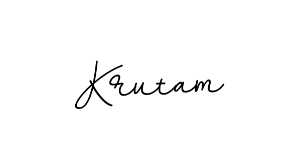 Also You can easily find your signature by using the search form. We will create Krutam name handwritten signature images for you free of cost using BallpointsItalic-DORy9 sign style. Krutam signature style 11 images and pictures png
