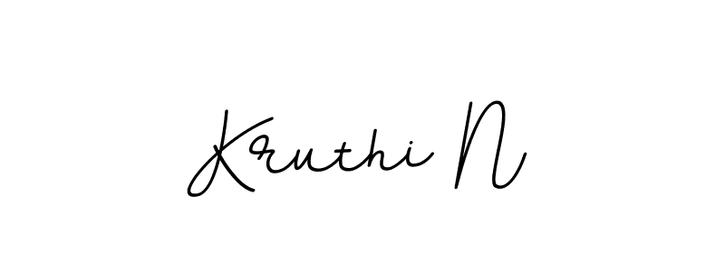 Make a beautiful signature design for name Kruthi N. Use this online signature maker to create a handwritten signature for free. Kruthi N signature style 11 images and pictures png