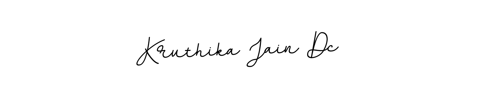 BallpointsItalic-DORy9 is a professional signature style that is perfect for those who want to add a touch of class to their signature. It is also a great choice for those who want to make their signature more unique. Get Kruthika Jain Dc name to fancy signature for free. Kruthika Jain Dc signature style 11 images and pictures png