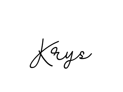Use a signature maker to create a handwritten signature online. With this signature software, you can design (BallpointsItalic-DORy9) your own signature for name Krys. Krys signature style 11 images and pictures png
