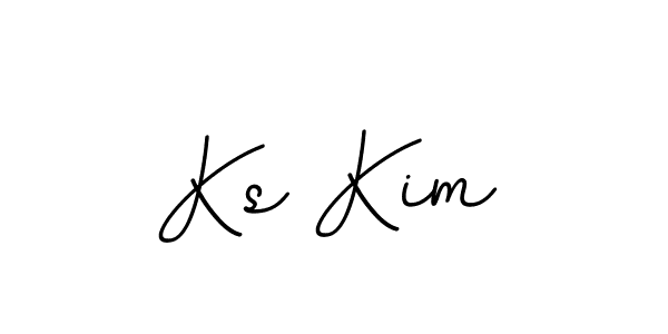 Use a signature maker to create a handwritten signature online. With this signature software, you can design (BallpointsItalic-DORy9) your own signature for name Ks Kim. Ks Kim signature style 11 images and pictures png