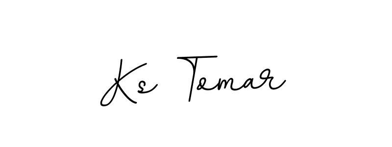 Use a signature maker to create a handwritten signature online. With this signature software, you can design (BallpointsItalic-DORy9) your own signature for name Ks Tomar. Ks Tomar signature style 11 images and pictures png