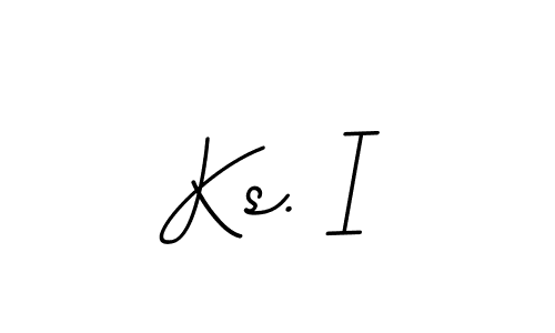 This is the best signature style for the Ks. I name. Also you like these signature font (BallpointsItalic-DORy9). Mix name signature. Ks. I signature style 11 images and pictures png