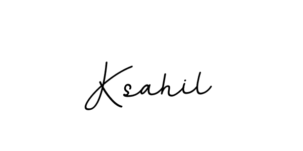 Ksahil stylish signature style. Best Handwritten Sign (BallpointsItalic-DORy9) for my name. Handwritten Signature Collection Ideas for my name Ksahil. Ksahil signature style 11 images and pictures png