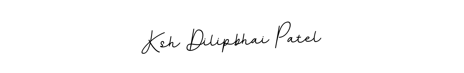 The best way (BallpointsItalic-DORy9) to make a short signature is to pick only two or three words in your name. The name Ksh Dilipbhai Patel include a total of six letters. For converting this name. Ksh Dilipbhai Patel signature style 11 images and pictures png
