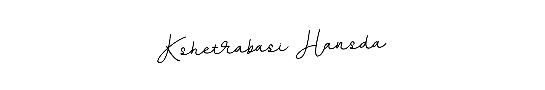 Make a beautiful signature design for name Kshetrabasi Hansda. With this signature (BallpointsItalic-DORy9) style, you can create a handwritten signature for free. Kshetrabasi Hansda signature style 11 images and pictures png