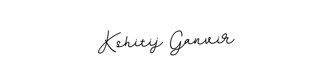 Design your own signature with our free online signature maker. With this signature software, you can create a handwritten (BallpointsItalic-DORy9) signature for name Kshitij Ganvir. Kshitij Ganvir signature style 11 images and pictures png