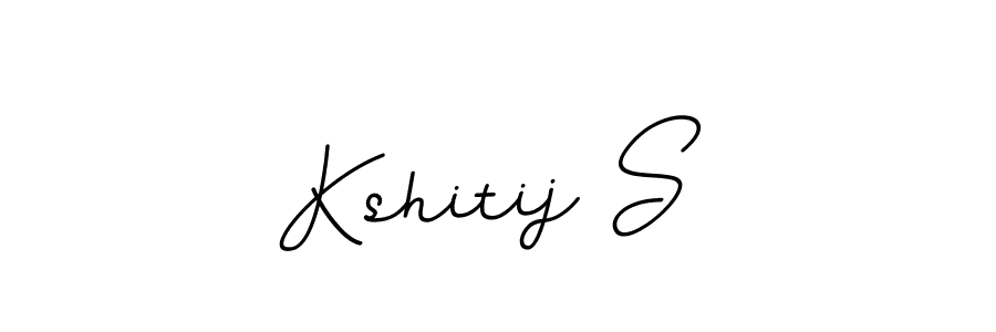 Design your own signature with our free online signature maker. With this signature software, you can create a handwritten (BallpointsItalic-DORy9) signature for name Kshitij S. Kshitij S signature style 11 images and pictures png