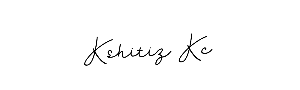 Make a beautiful signature design for name Kshitiz Kc. With this signature (BallpointsItalic-DORy9) style, you can create a handwritten signature for free. Kshitiz Kc signature style 11 images and pictures png