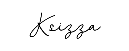 Design your own signature with our free online signature maker. With this signature software, you can create a handwritten (BallpointsItalic-DORy9) signature for name Ksizza. Ksizza signature style 11 images and pictures png