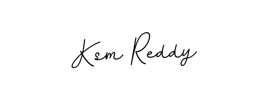 You should practise on your own different ways (BallpointsItalic-DORy9) to write your name (Ksm Reddy) in signature. don't let someone else do it for you. Ksm Reddy signature style 11 images and pictures png