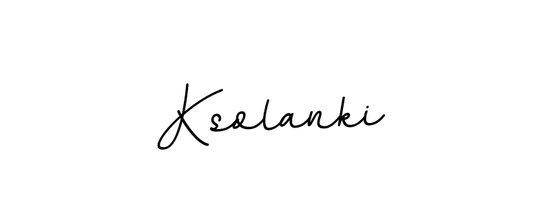 You should practise on your own different ways (BallpointsItalic-DORy9) to write your name (Ksolanki) in signature. don't let someone else do it for you. Ksolanki signature style 11 images and pictures png