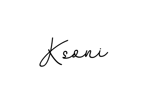 How to make Ksoni signature? BallpointsItalic-DORy9 is a professional autograph style. Create handwritten signature for Ksoni name. Ksoni signature style 11 images and pictures png