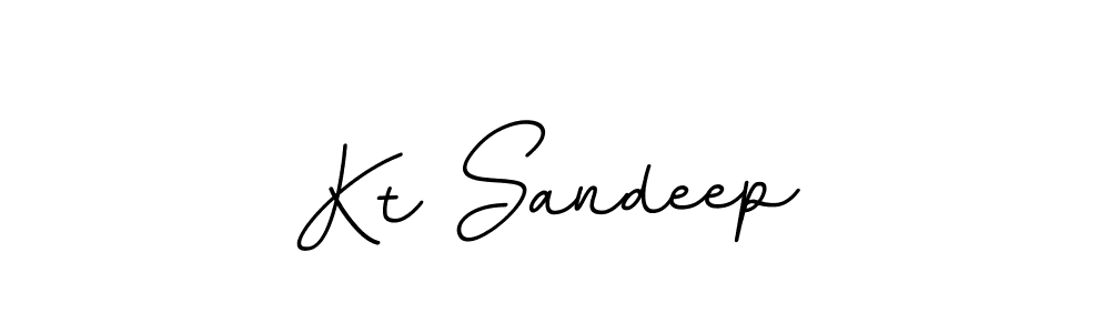 Kt Sandeep stylish signature style. Best Handwritten Sign (BallpointsItalic-DORy9) for my name. Handwritten Signature Collection Ideas for my name Kt Sandeep. Kt Sandeep signature style 11 images and pictures png