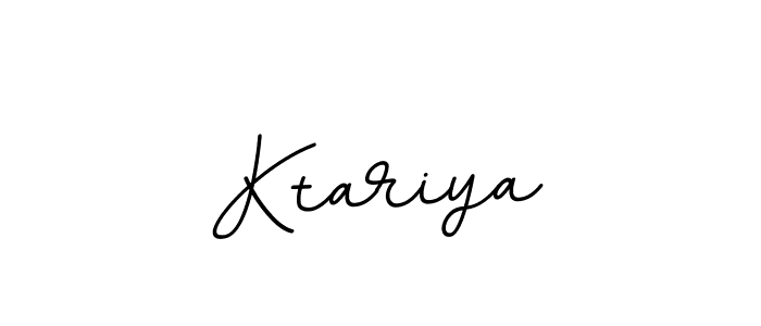 How to make Ktariya signature? BallpointsItalic-DORy9 is a professional autograph style. Create handwritten signature for Ktariya name. Ktariya signature style 11 images and pictures png